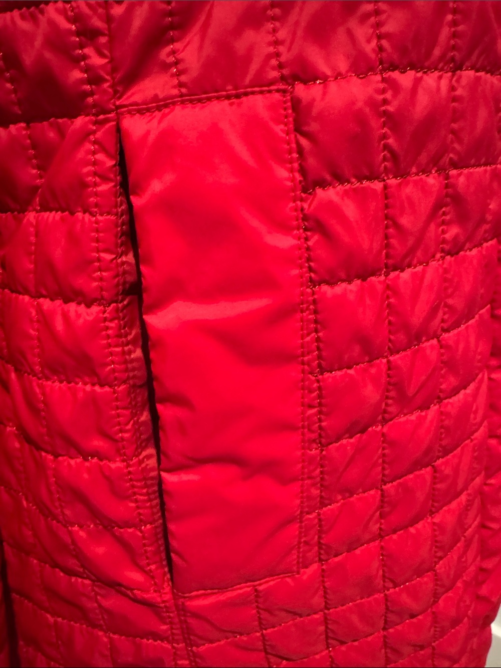 Talbots Red Quilted Car Jacket Size S - Picture 4 of 8